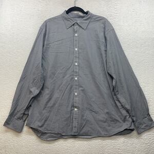 Vineyard Vines Shirt Mens 2XL Navy White Check OTG Performance Button On The Go